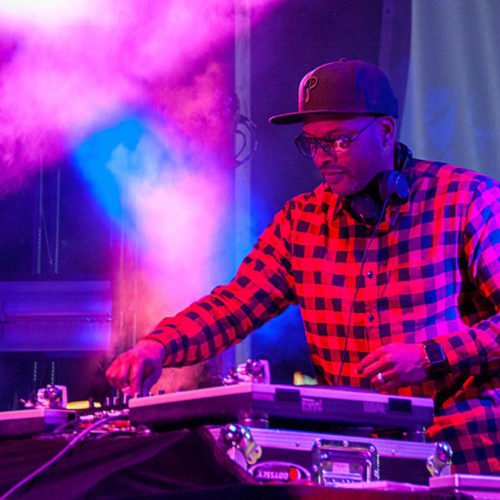 DJ at light city in Baltimore at a Party.