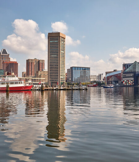Daytime image of the Inner Harbor