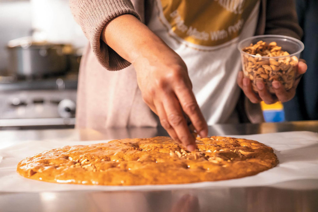 Natasha's Brittle being made in Baltimore.