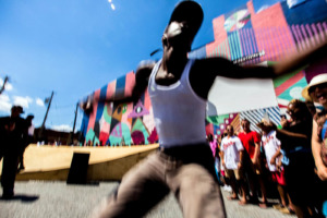 Performance during Artscape in Baltimore, Maryland.