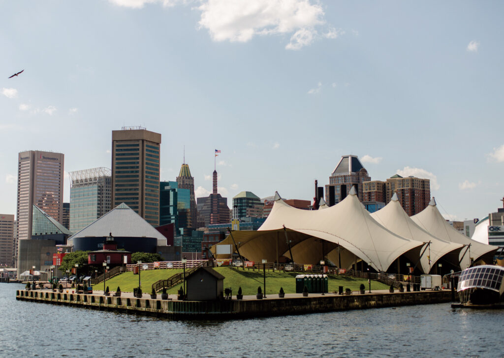 Pier Six Pavilion in the Inner Harbor.