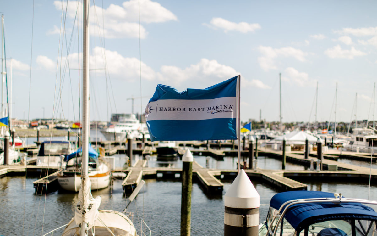 View of Harbor East Marina